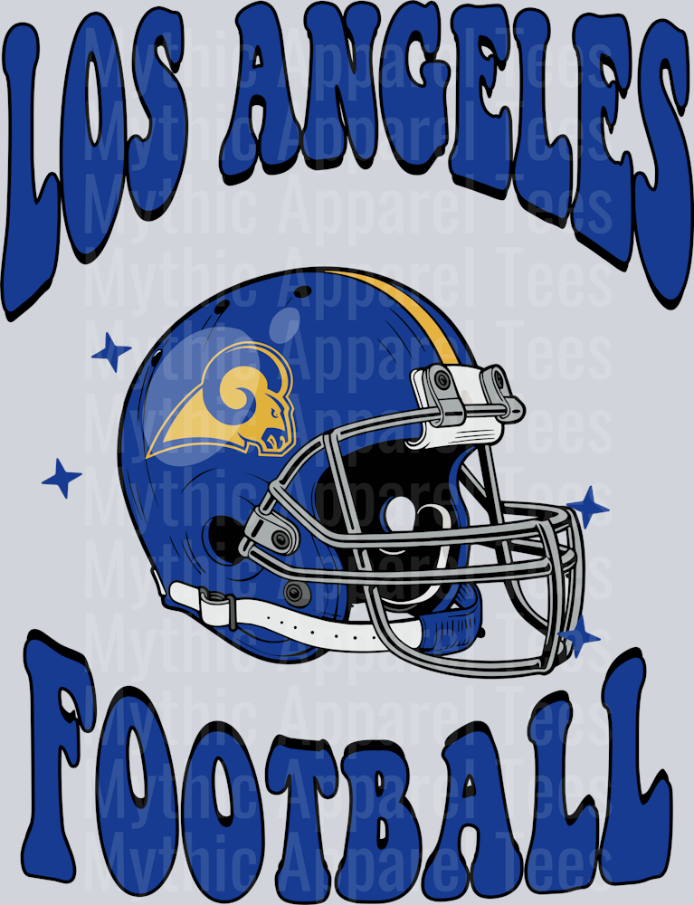 AZ1315 NFL FOOTBALL los angeles rams football custom
