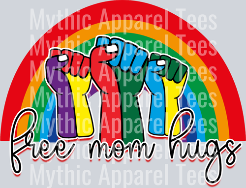 free mom hugs fists LGBTQ+ Transfer