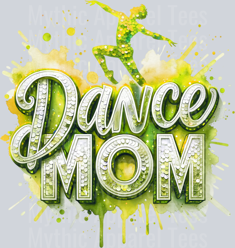 007 Dance Mom Male Dancer Gold DTF Dance Mom Transfers