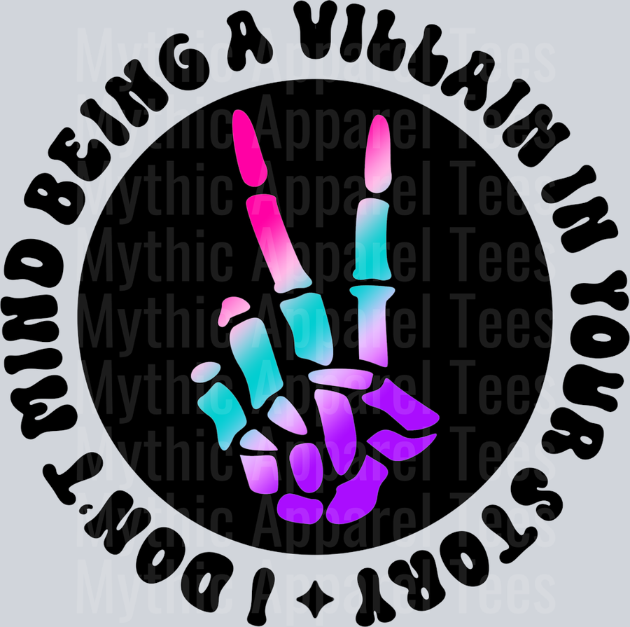 Color I Dont Mind Being A Villain Pocket
