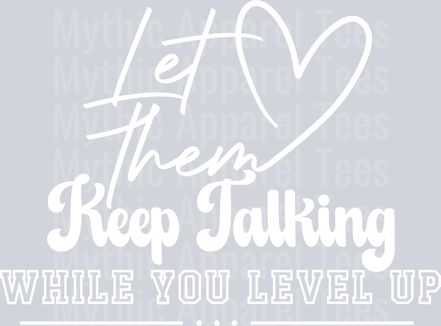 let them keep talking-white