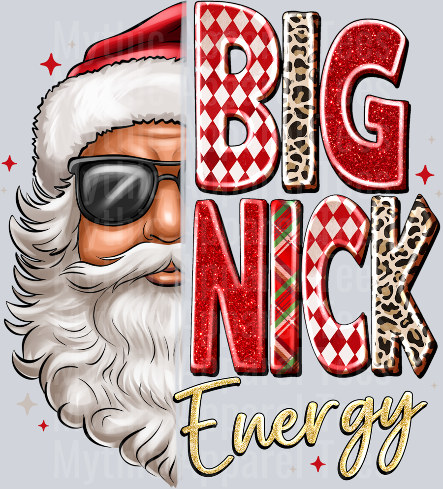 Big Nick Energy Santa Christmas