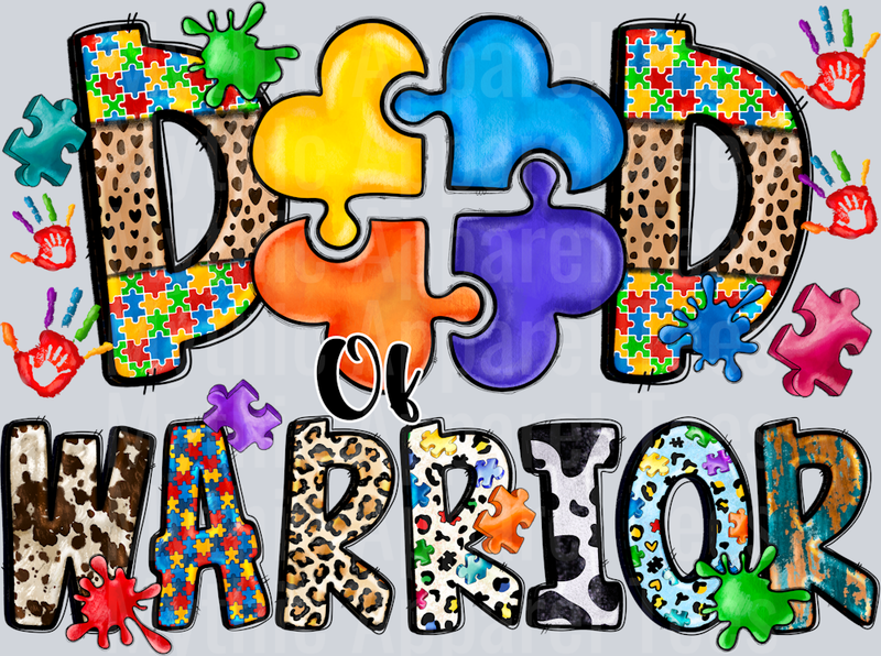 Dad Warrior Autism Awareness