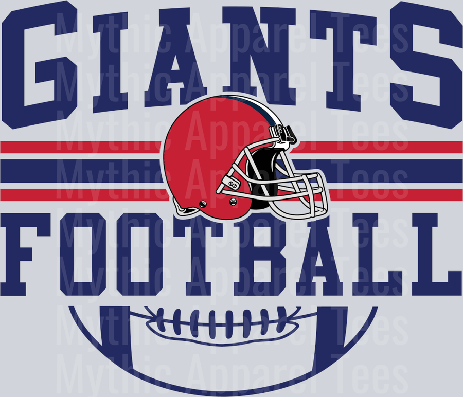 GIANTS NFL Classic Design DTF NFL Transfers
