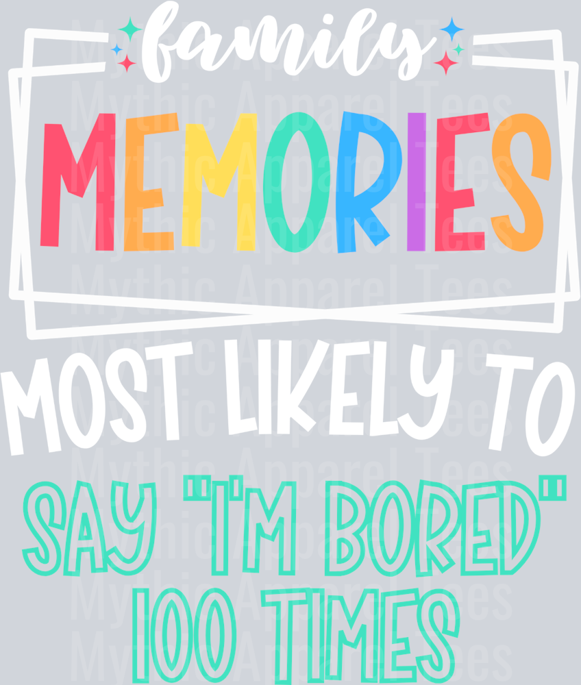 say i_m bored 100 times