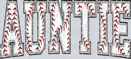 Baseball Auntie School Spirit & Sports