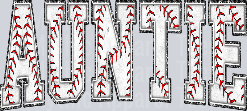 Baseball Auntie School Spirit & Sports