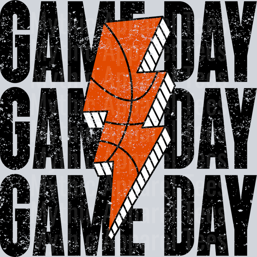Basketball Game Day Stacked School Spirit & Sports