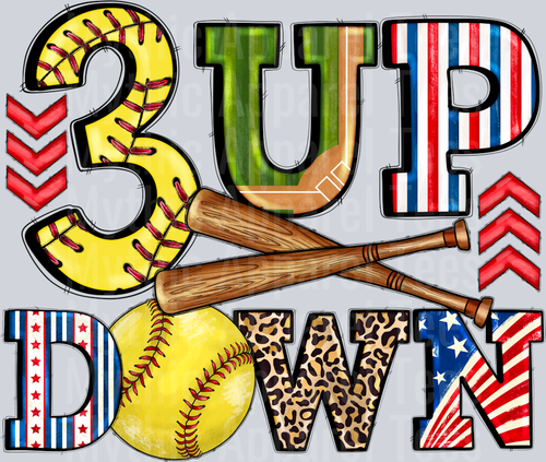 3 Up Down Softball