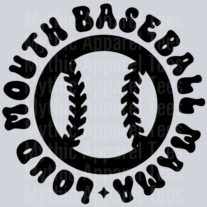 Loud Mouth Baseball Mama Pocket