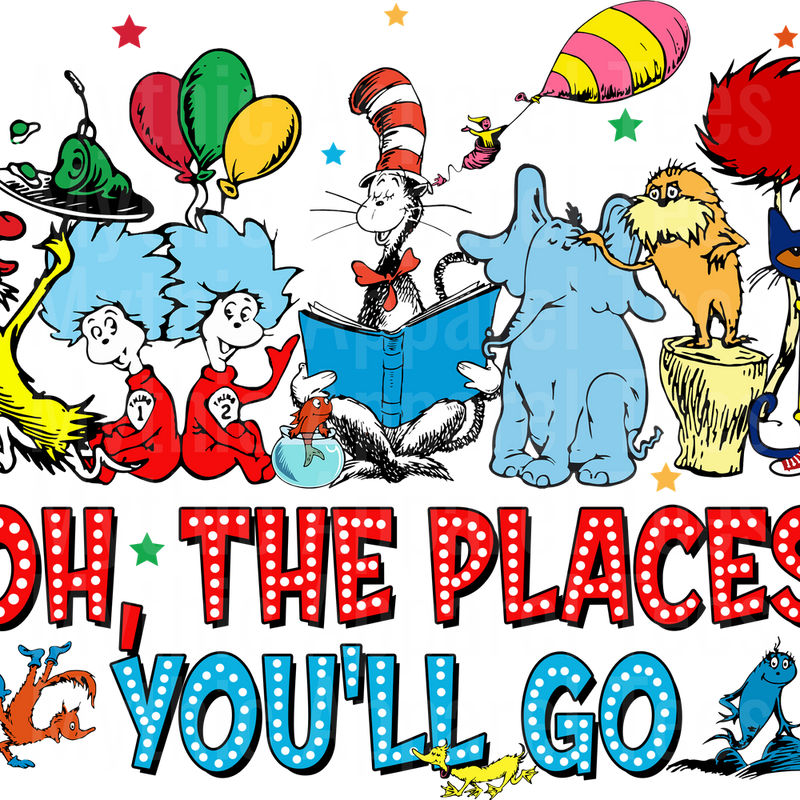 Dr Suess DTF Transfer
