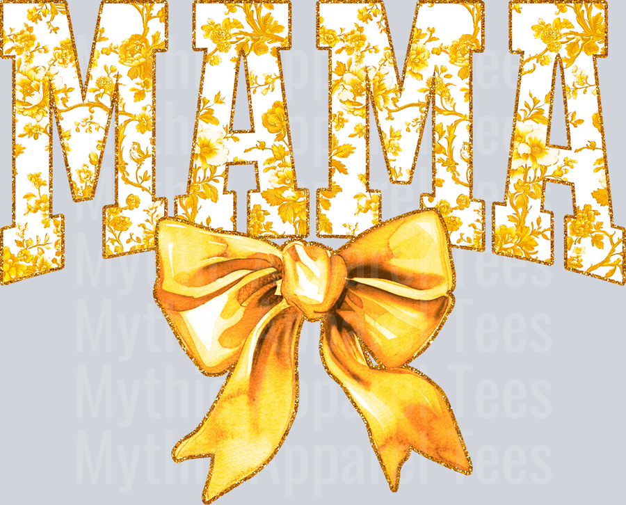 Yellow Toile Mama