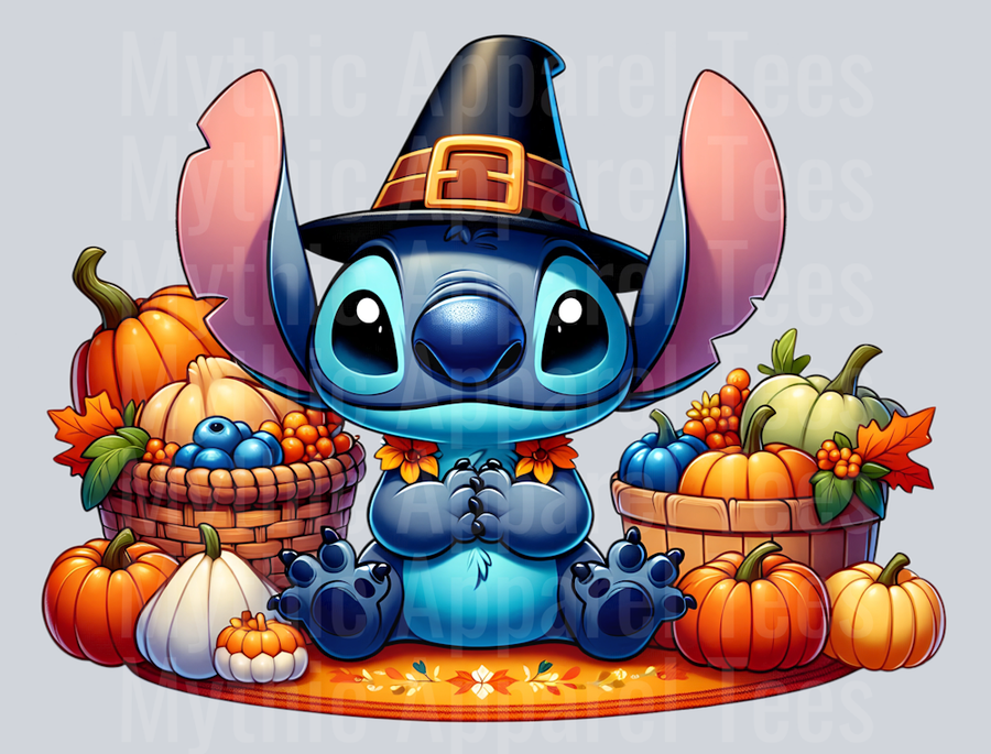 Stitch Thanksgiving 10 DTF Stitch Thanksgiving Transfers