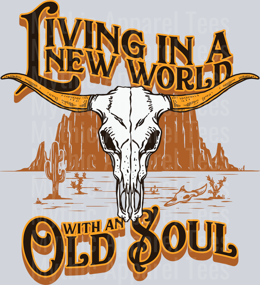 Living in a new world with an old soul 2 desert bull horn Western
