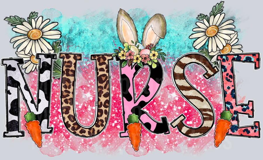Easter Nurse Bunny Ears
