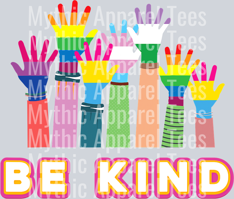Be kind hands LGBTQ+ Transfer