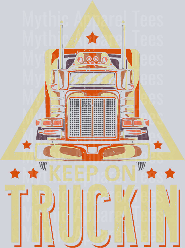 Keep on truckin DTF Trucker Transfers