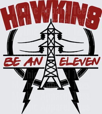 Stranger Things Hawkins Be An Eleven Power Tower Lightning Bolt