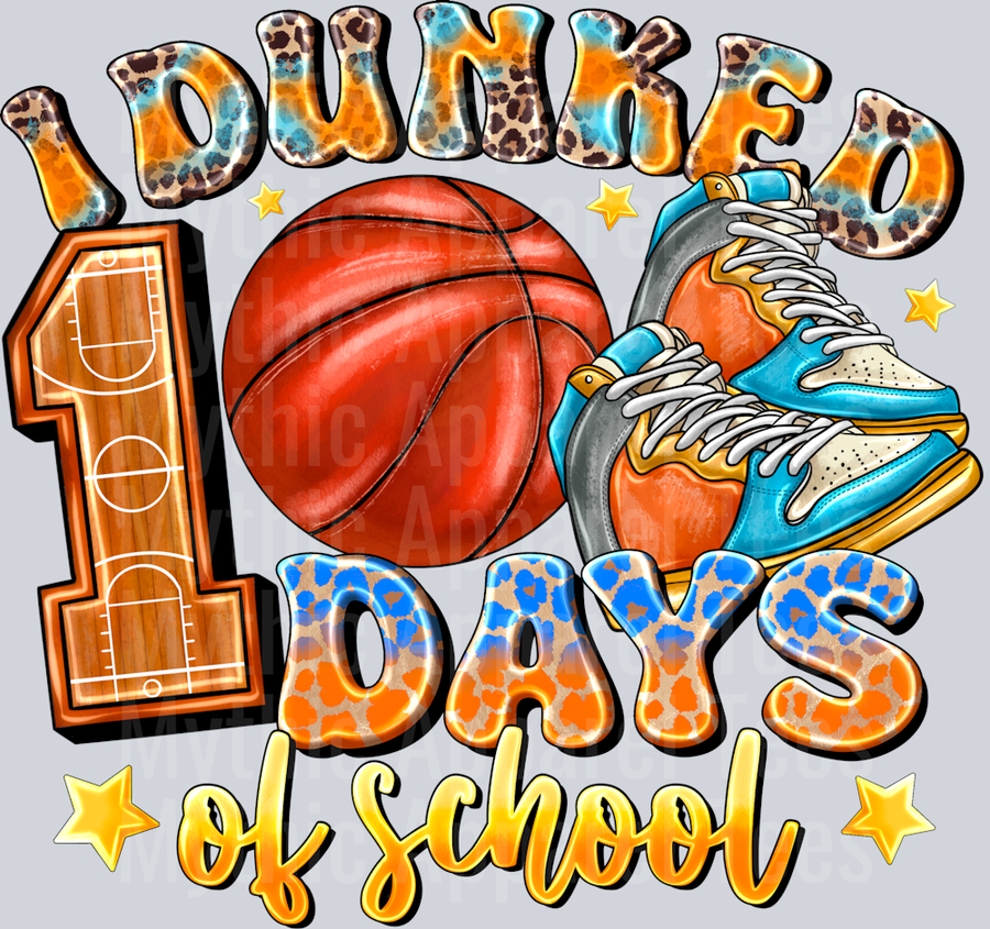I Dunked 100 Days Of School Basketball