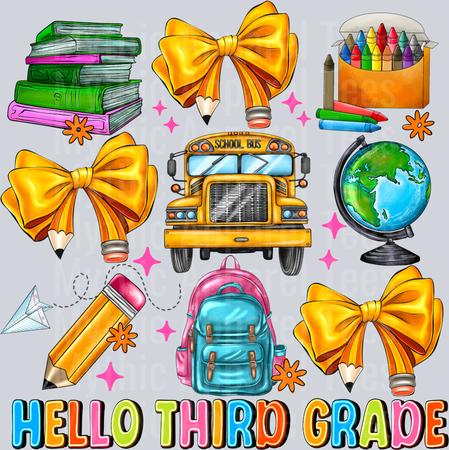 Hello 3rd Grade Back to school
