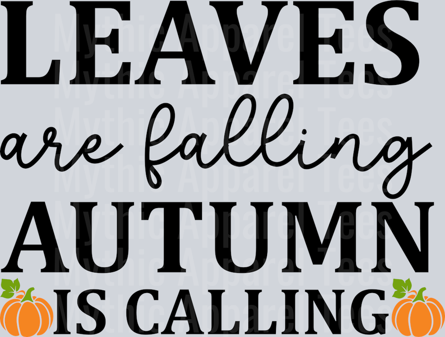 Leaves are falling autumn
