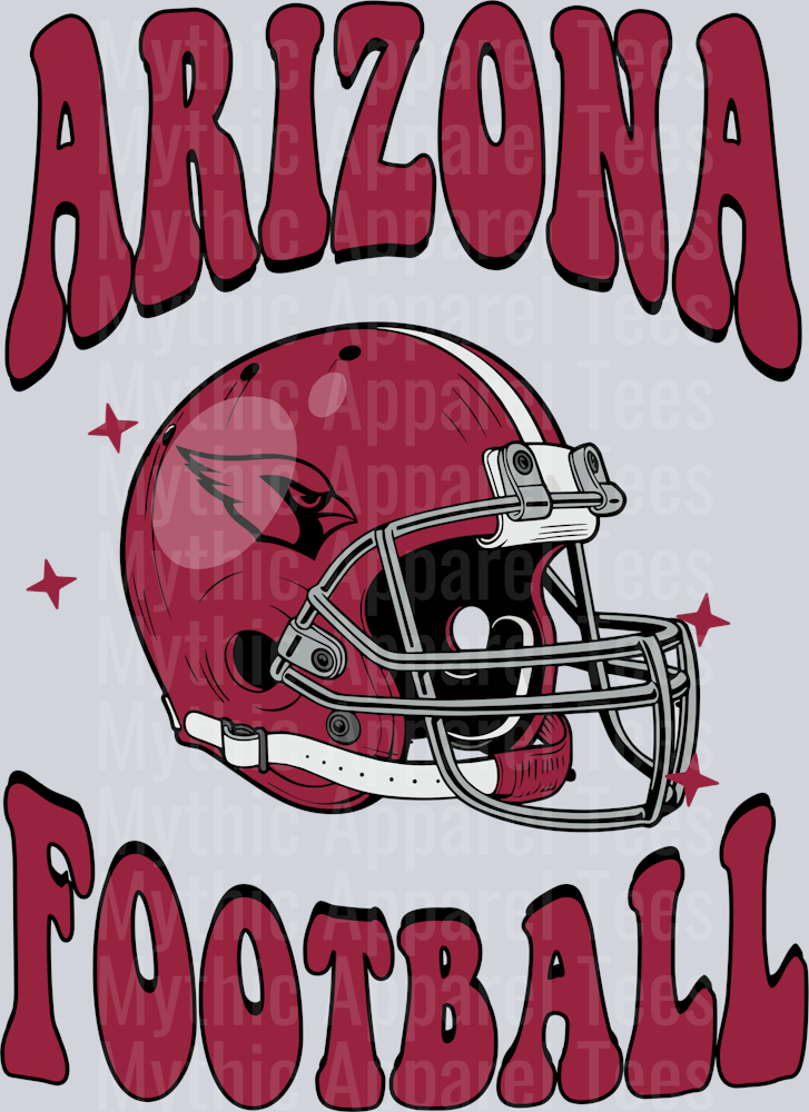 AZ1328 NFL FOOTBALL Arizona Cardinals football custom