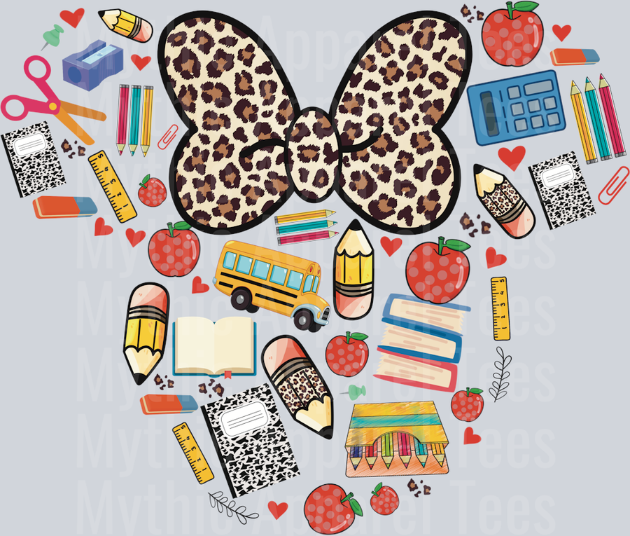 Minnie teacher Disney DTF Teacher Transfers