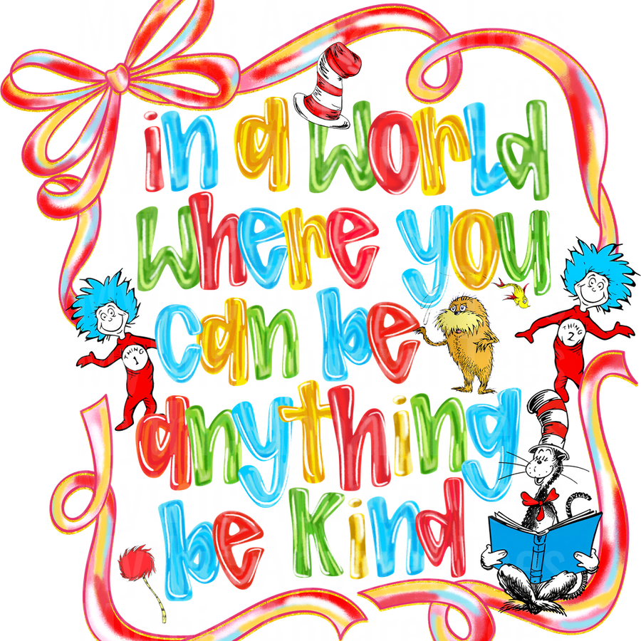 Dr Suess DTF Transfer