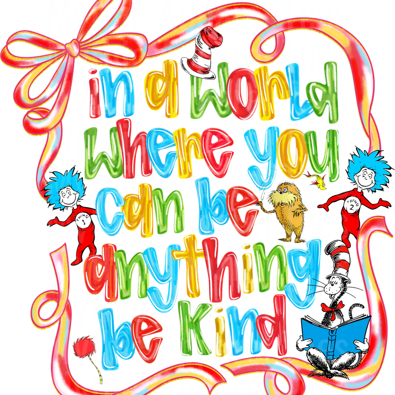 Dr Suess DTF Transfer