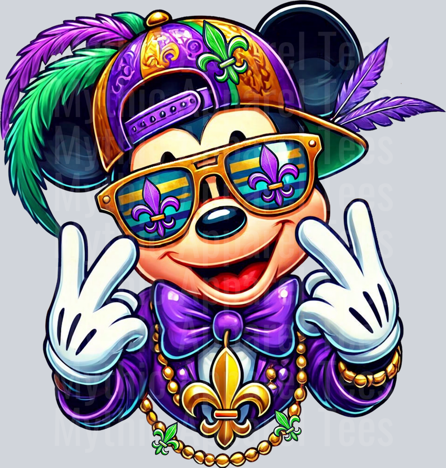AZ757 Mardi Gras Mickey