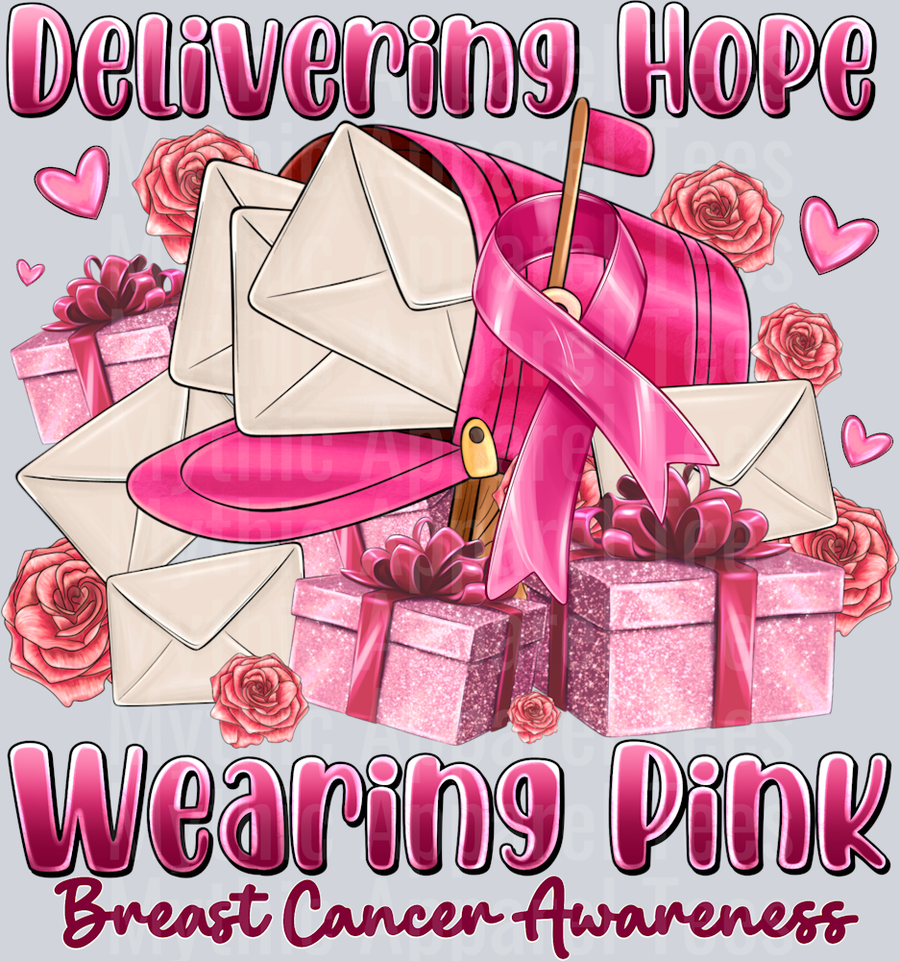 Delivering Hope Wearing Pink Breast Cancer Awareness
