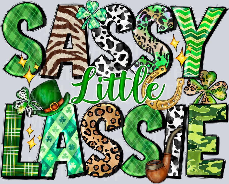 Sassy Little Lassie St Patrick's Day