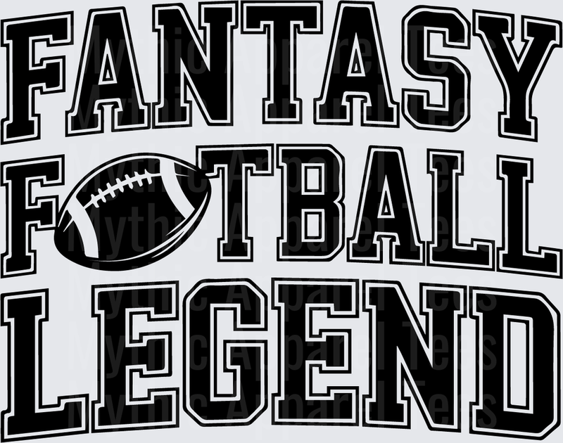 American Football Fantasy Football Legend Bold Varsity Text