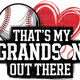 Grandma Grandpa Grandparents Baseball DTF Transfer