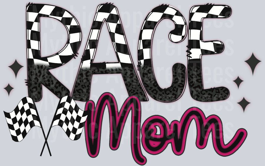 Race Mom DTF Race Transfers