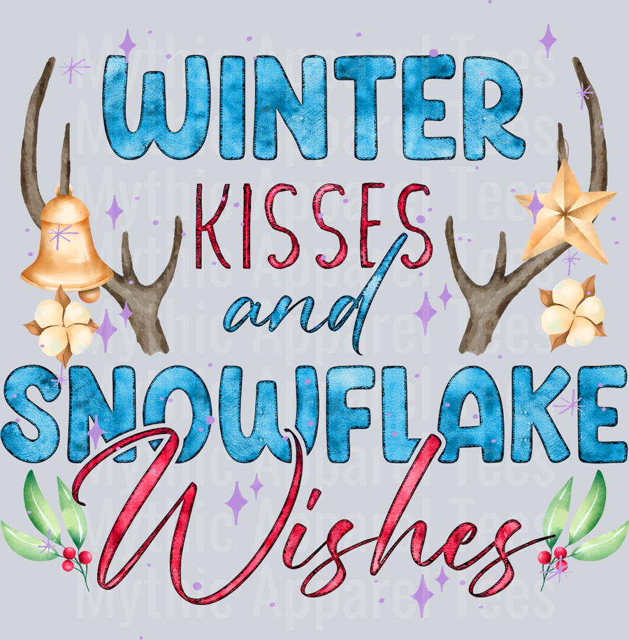 AZ871 A03-A220827-16-Winter-Kisses-And-Snowflake-Wishes