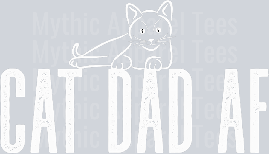 Cat Dad AF DTF Dad Transfers