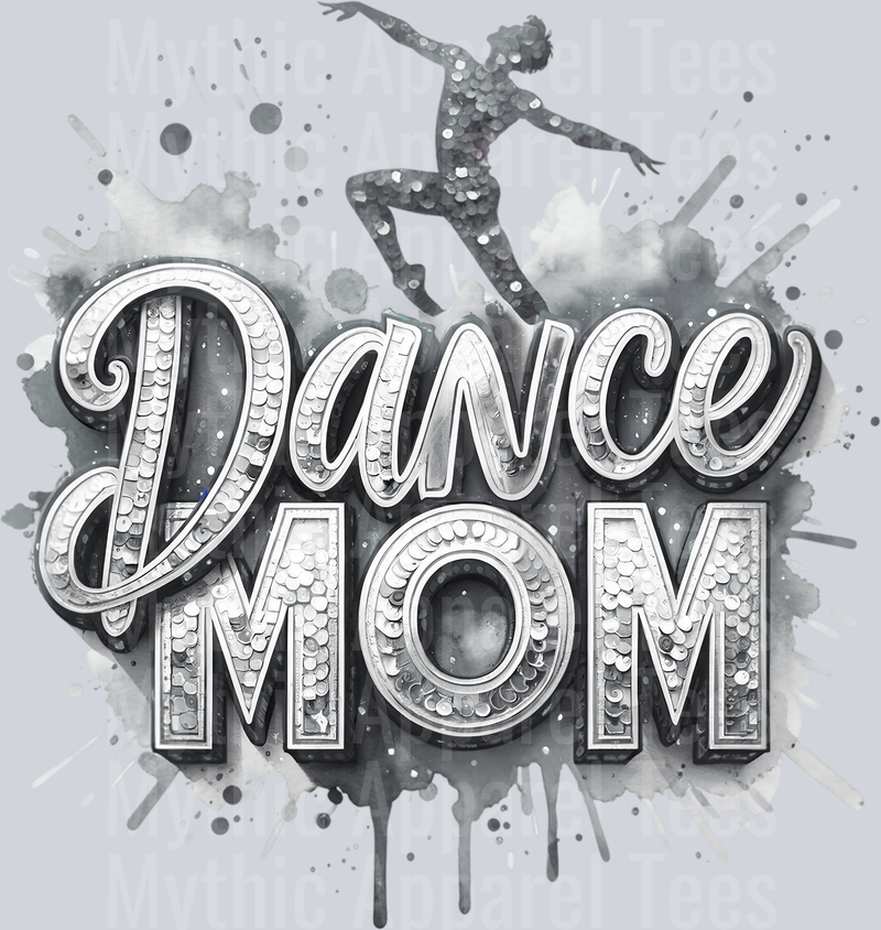 007 Dance Mom Male Dancer Gray DTF Dance Mom Transfers