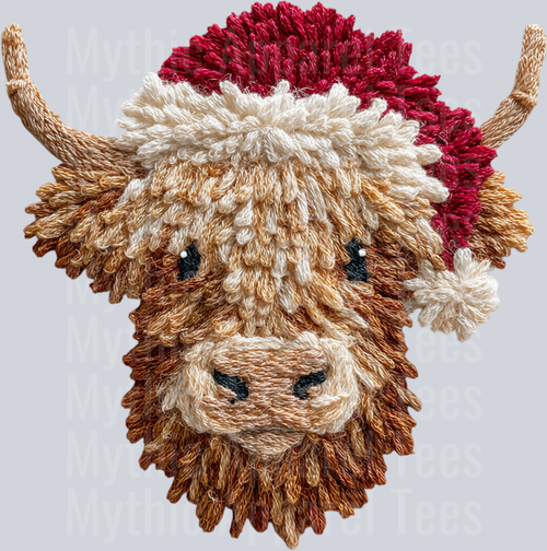 highlandcowlatchhookyarncrochet