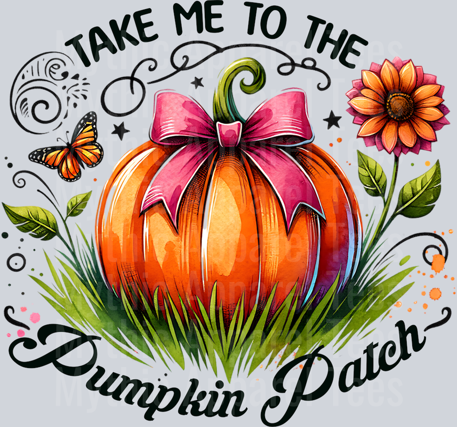 TAKE ME TO THE PUMPKIN PATCH PNG