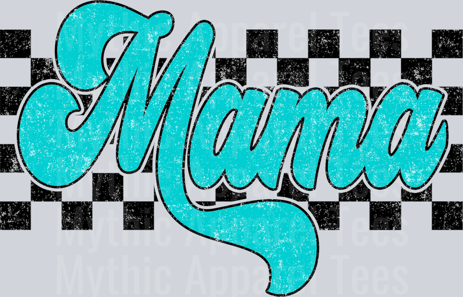 Blue Checkered Mama