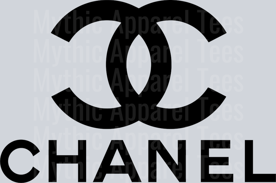 Chanel black logo PNG