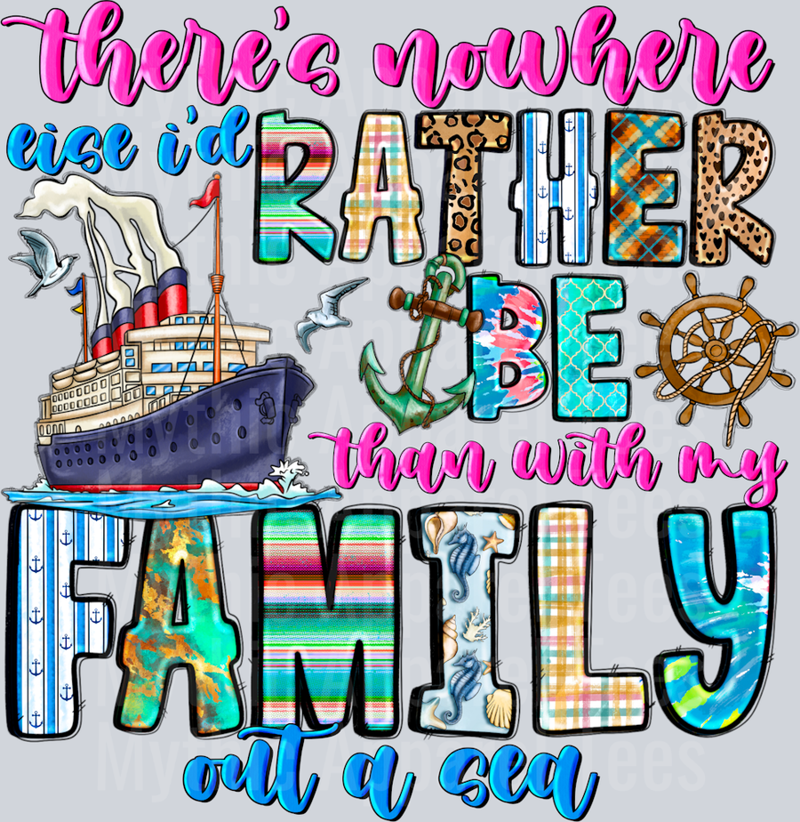 TheresNowhereEiseIdRatherBeThanWithMyFamilyOutaSea