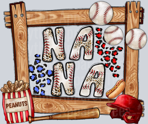 Baseball Nana Frame