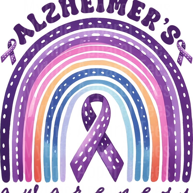 Alzheimer's Awareness DTF Transfer
