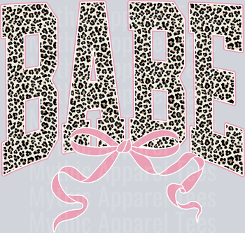 Beautiful Leopard Love Transfers