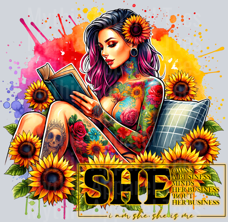 She owns a business minds her business bout her business she is me DTF Empowerment Transfers