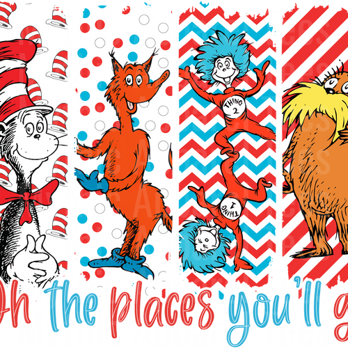 Dr Suess DTF Transfer