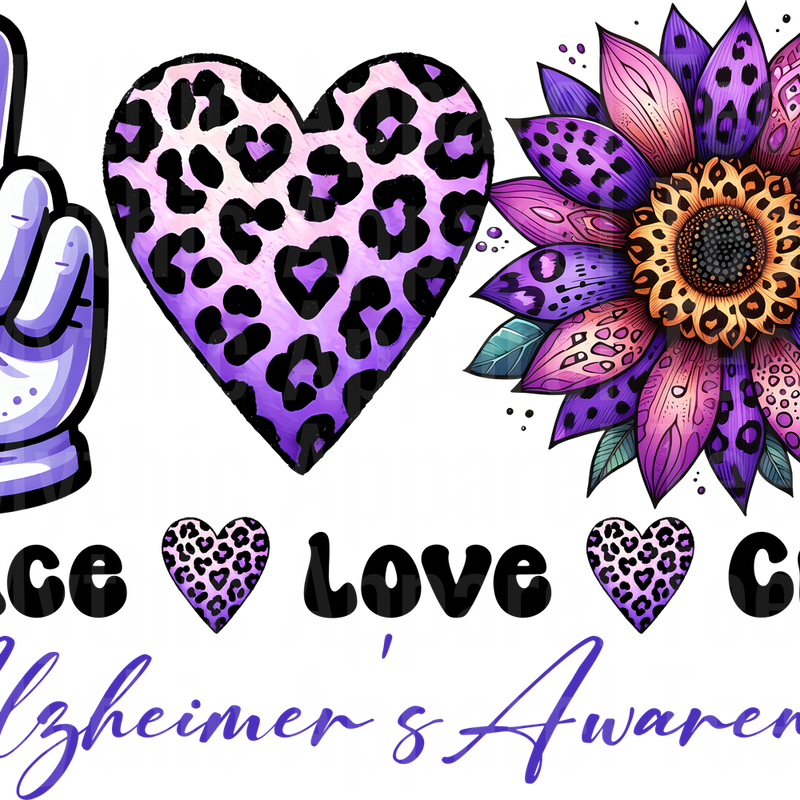 Alzheimer's Awareness DTF Transfer