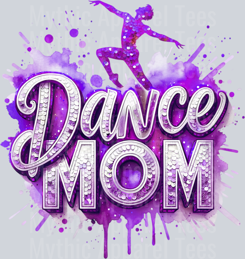 007 Dance Mom Male Dancer Purple DTF Dance Mom Transfers